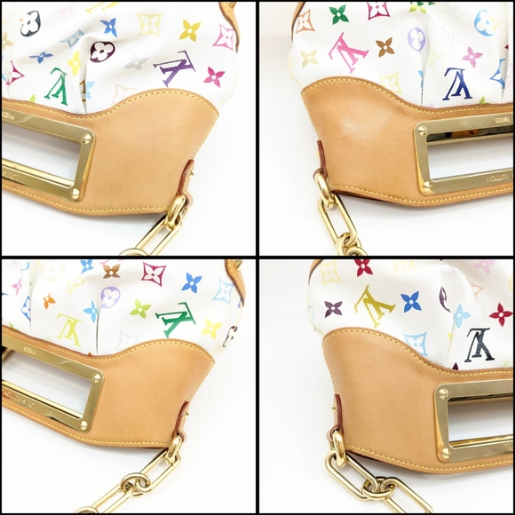 ✨️💎EXCELLENT CONDITION, Authentic Louis Vuitton Judy Pm White Multicolor - Picture 3 of 16